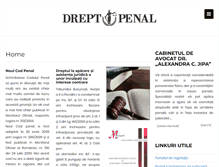 Tablet Screenshot of drept-penal.ro